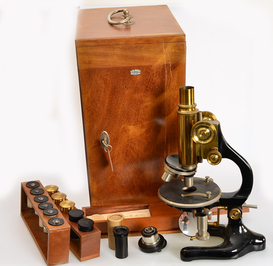 Messing Mikroskop Chr. Beck & Söhne Cassel